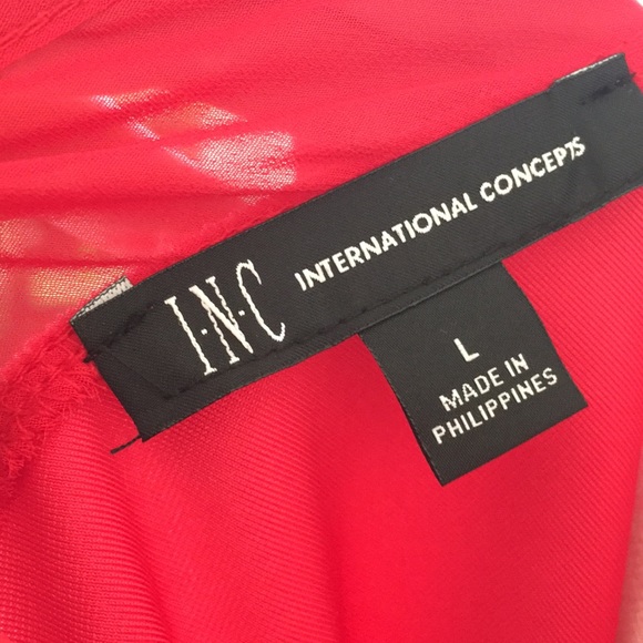 INC Red Velvet Tank - Picture 6 of 7